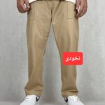 شلوار بگ کتان صابونی