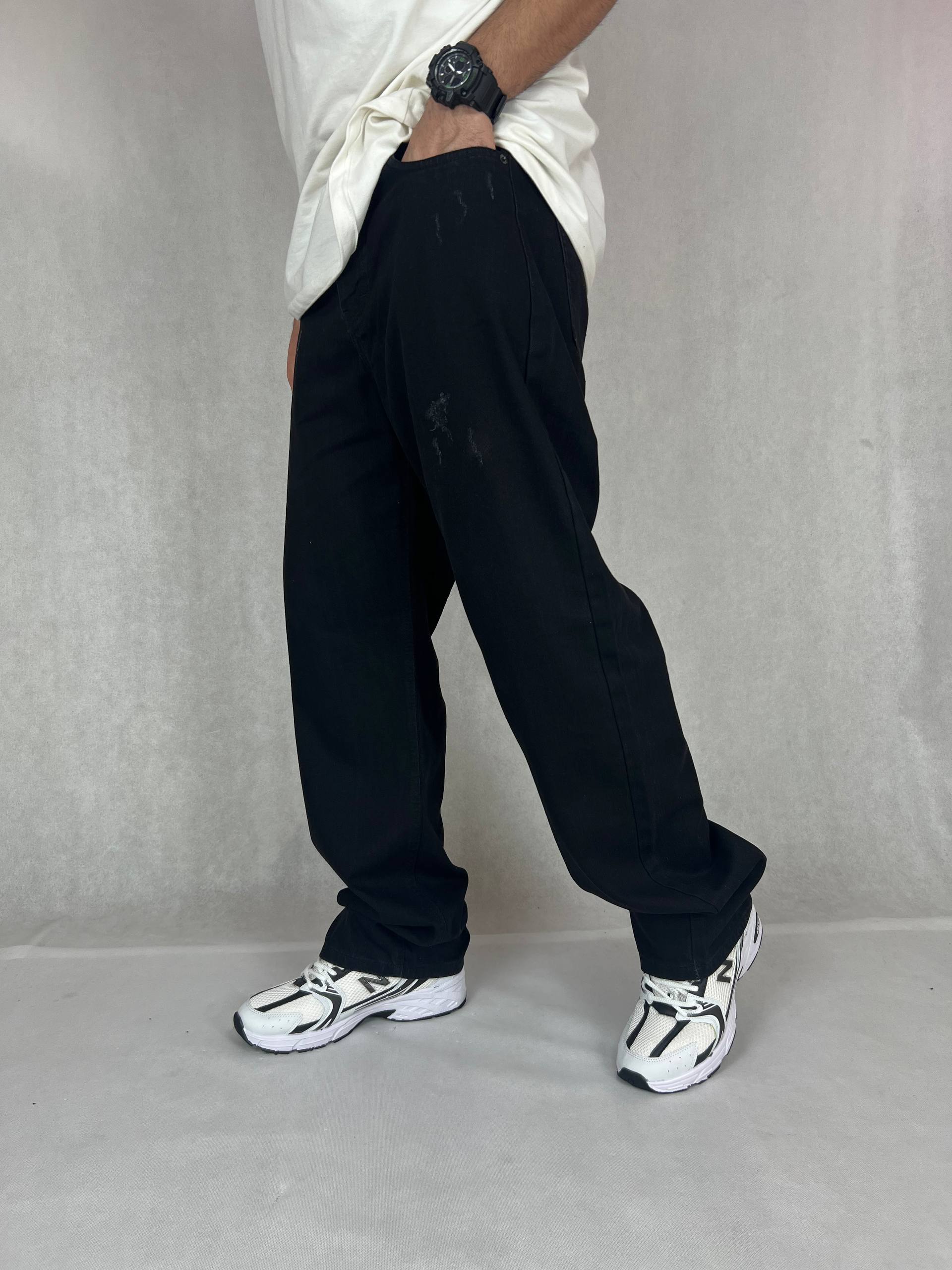 شلوار جین بگ مشکی