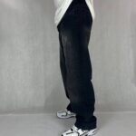 شلوار جین بگ ذغالی تیره