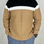 پلیور بافت فندقی