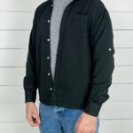 پیراهن کتان باکسی