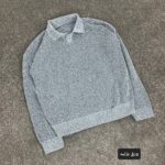 پلیور بافت یقه دار