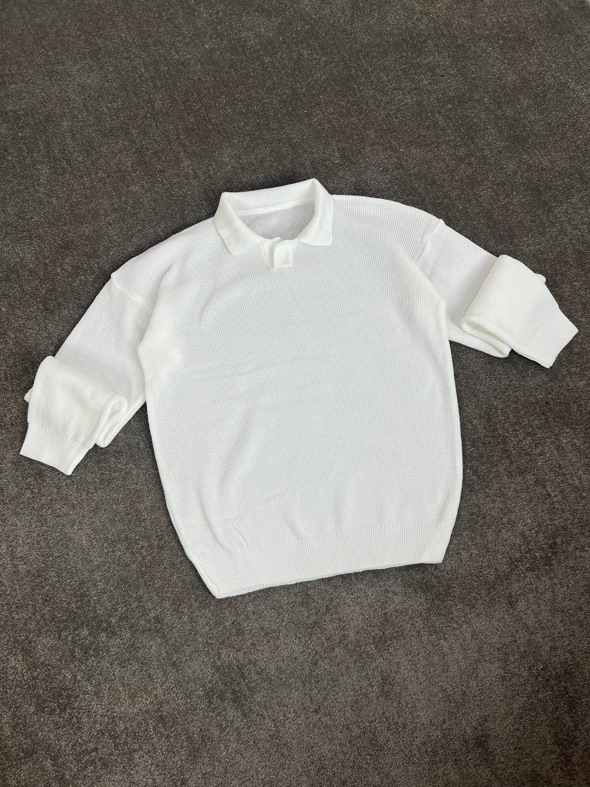 پلیور بافت یقه دار