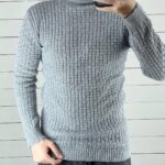 بافت یقه اسکی طرح حصیری