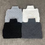 بافت یقه اسکی طرح موجی