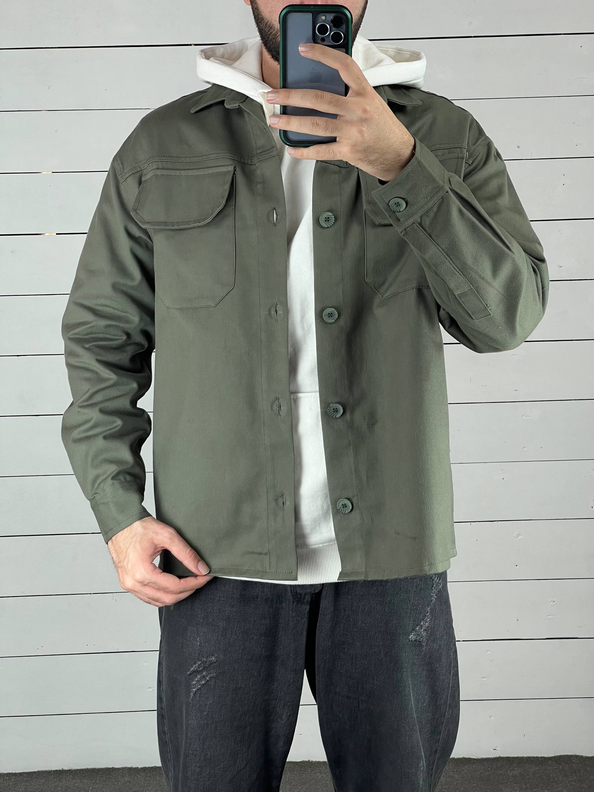 کت کتان سبز