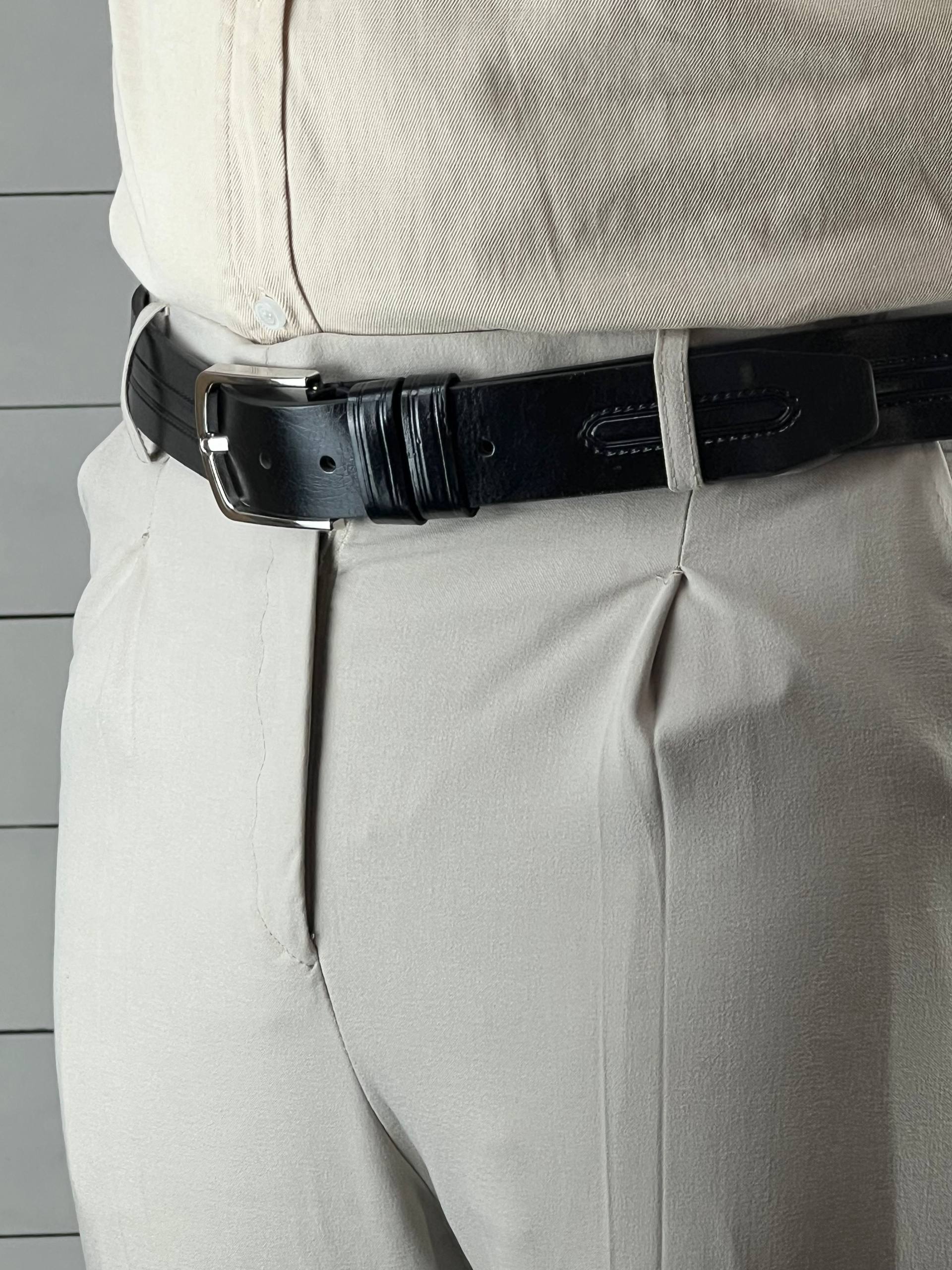 کمربند چرم کلاسیک