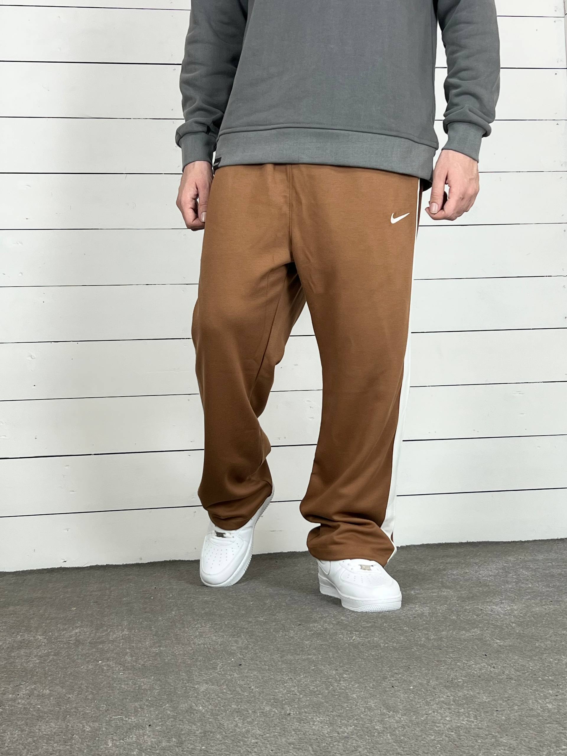 شلوار بگ نایک نسکافه ای