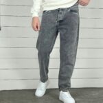 شلوار جین مام ذغالی