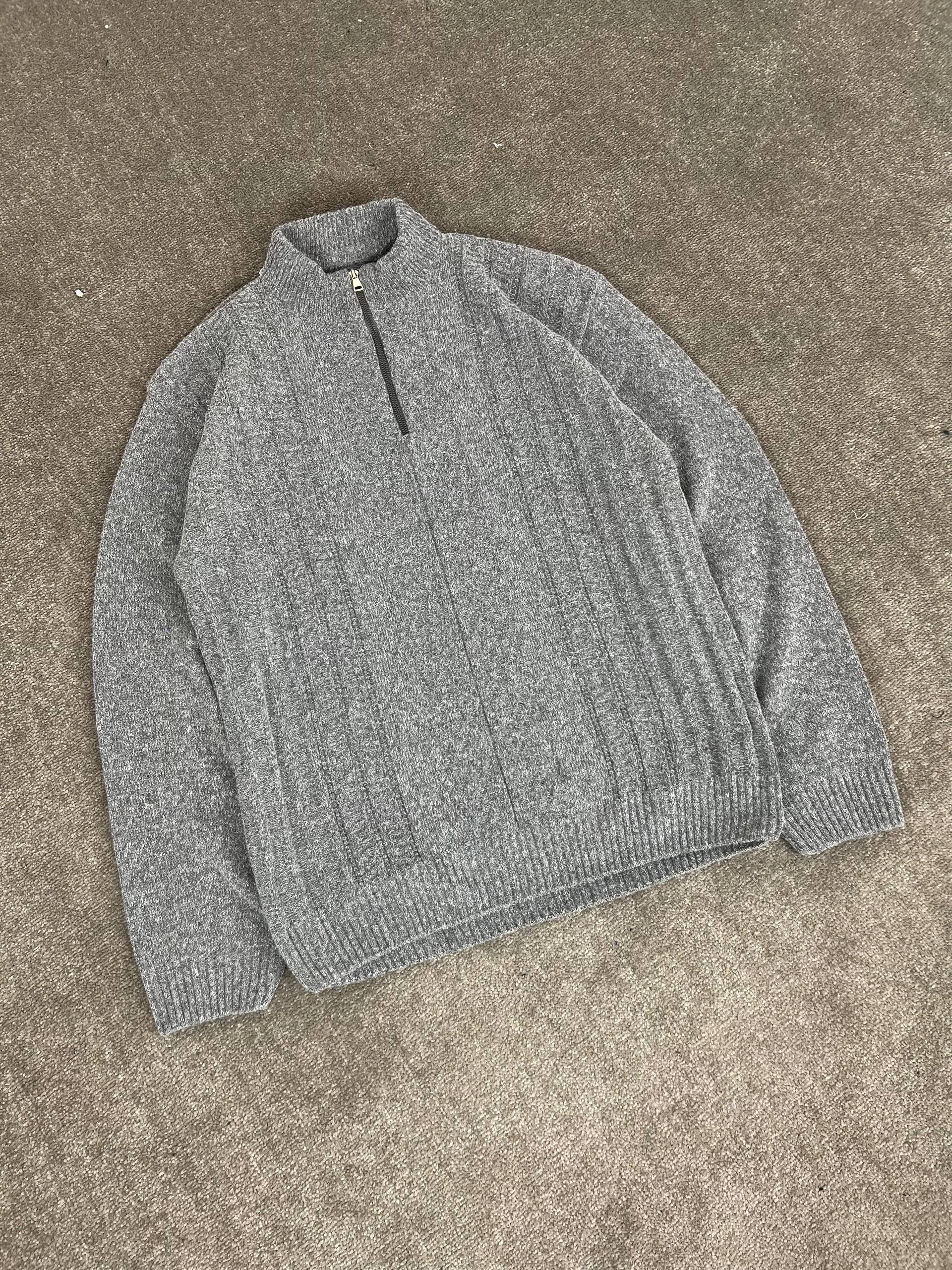 بافت نیم زیپ یقه ۵ سانت