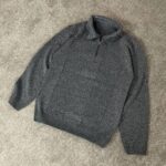 بافت نیم زیپ یقه دار