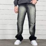 شلوار جین نیم بگ