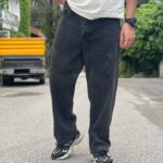 شلوار جین ترک نیم بگ