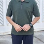 تیشرت نیم زیپ مراکش گلدوزی