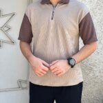 تیشرت نیم زیپ ترکیبی مراکش