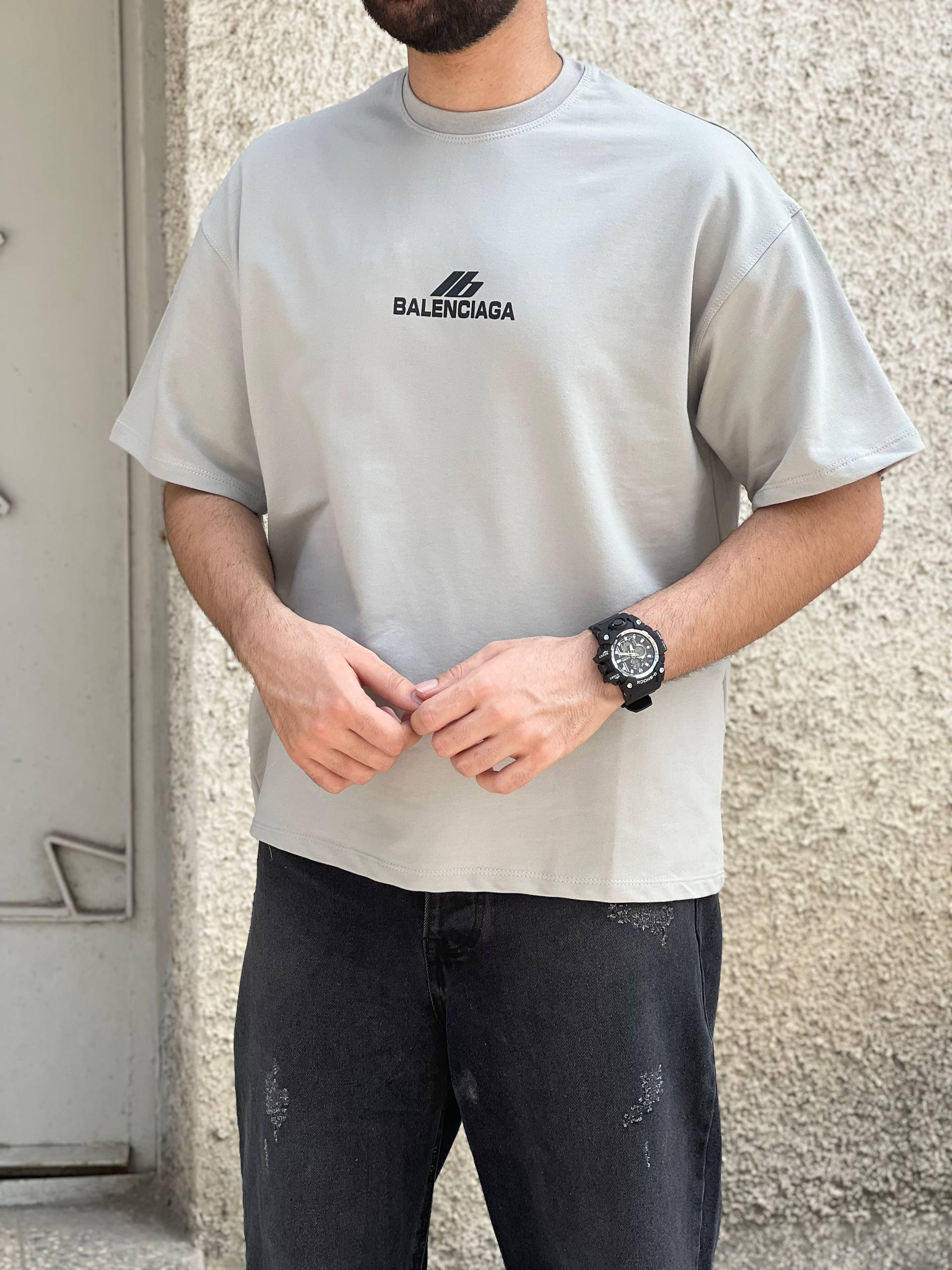تیشرت دونخ لوگوی BALENCIAGA