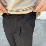 شلوار بگ پارچه‌ای دیپلمات