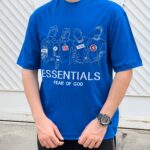 تیشرت نخ پنبه گلدوزی ESSENTIAL