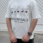 تیشرت نخ پنبه گلدوزی ESSENTIAL