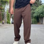 شلوار هرمس قهوه ای موکا